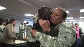 DC Army National Guards 372nd Military Police Battalion return home [upl. by Legnaleugim922]