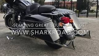 SHARKROAD 36 INCHES FISHTAIL SLIPON MUFFLERS NO BAFFLE HDFT3617C [upl. by Htederem]