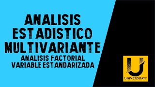 ANÁLISIS FACTORIAL Variable estandarizada parte 2 Matriz de correlaciones con ejemplo [upl. by Gow]