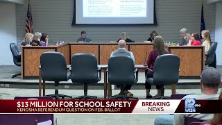 Kenosha school board approves 115 million referendum [upl. by Ahseiym]