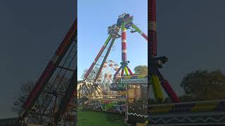 Adlems Mega funfair Ringwood carnival 2024buliding Up [upl. by Fortune885]