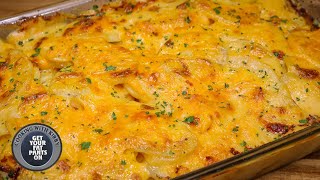 Cheesy Scalloped Potatoes  Cheesy Potatoes  Easy Recipes [upl. by Tamarra632]