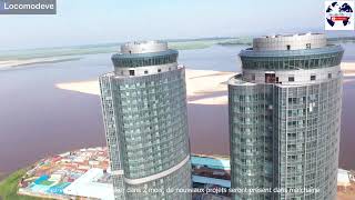 BRAZZAVILLE LES 2 TOURS ET LE CENTRE VILLE [upl. by Islek]