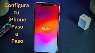 Como configurar mi iPhone desde cero y crear cuenta iCloud en el proceso EXPLICADO PASO A PASO [upl. by Marvel371]