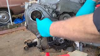 Water pump replacement  Chevy Cobalt  355569 Miles [upl. by Artenek]