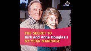 Marriage SECRET Kirk and Anne DOUGLAS Love story [upl. by Monagan379]