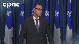 JeanFrançois Roberge dépose le Plan d’immigration du Québec 2025 – 31 octobre [upl. by Saduj]