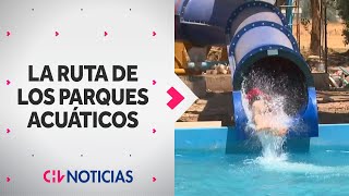 LA RUTA de los Parques Acuáticos en Santiago  CHV Noticias [upl. by Akkimat]