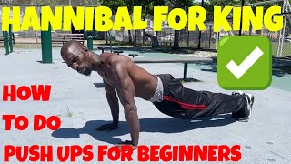 How to do Push Ups for Beginners  Thats Good Money [upl. by Naud]