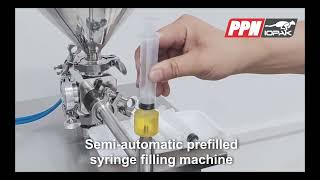 Semi automatic prefilled syringe filling machine [upl. by Mcneely]