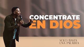 SOLO BASTA UNA PALABRA  CONCENTRATE EN DIOS  Pastor Moises Bell [upl. by Mode801]