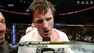 Chael Sonnen calls out Anderson Silva Post Fight UFC 136 [upl. by Itnaihc]