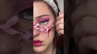 valeriyaeros Coquette makeup gone bad 😳makeup makeuptutorial halloween reels sfx [upl. by Aba]