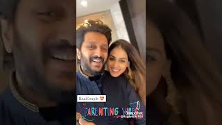 Yt shots viral video Ritesh Deshmukh with wife ❤️🫶 beautiful couples viralpics [upl. by Aibun]