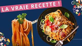 Recette de la véritable sauce bolognaise italienne 👩‍🍳faite maison 👨‍🍳 niveau facile pour débutants [upl. by Yendroc]