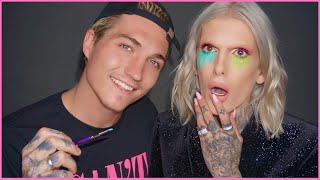 MY BOYFRIEND DOES MY MAKEUP OMG [upl. by Roskes]