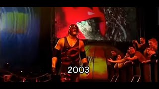 All of Kanes Royal Rumble Entrances [upl. by Eenal]