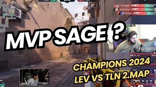 SCREAM GÖZÜNDEN FAVORİLERDEN LEV VS TLN 2MAP ASCENT  CHAMPIONS 2024 VALORANT [upl. by Angle981]