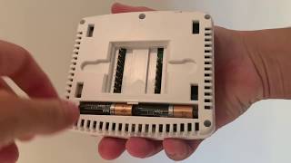 How To Replace the Batteries in Your Thermostat [upl. by Pammy]