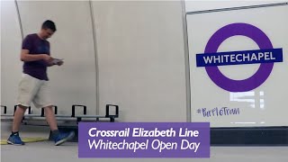 Elizabeth Line  Whitechapel Station Open Day [upl. by Leifeste]