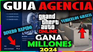 COMO GANAR MILLONES con la AGENCIA GUIA COMPLETA en GTA 5 Online 2024 COMO SER MILLONARIO en GTA [upl. by Matuag]