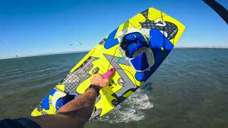 3rd Ave Kiteboarding Fun little 15 knots session [upl. by Alusru]