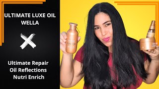 EU TO MUITO FELIZZ ULTIMATE LUXE OIL WELLA 😱 [upl. by Wesa]