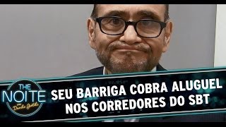 Seu Barriga cobra aluguel nos corredores do SBT [upl. by Aidil]