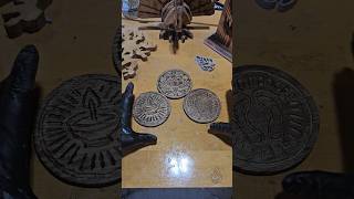 DIY Wood Diwali Coasters 🪔 [upl. by Cullin]