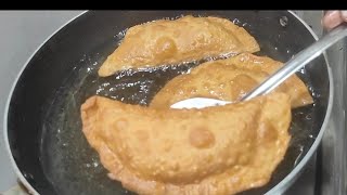 Sweet Samosa  Kajjikayalu With 1 Cup Wheat flour  Evening Snack Recipe [upl. by Basilio]