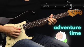 All Gummed Up Inside  Adventure Time  Guitar Cover With Tabs [upl. by Philine]