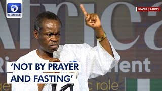 Africa Won’t Rise By Prayer And Fasting – Prof Lumumba [upl. by Narcissus]