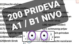 ● 200 PRIDEVA A1  B1 NIVO ● NEMAČKI JEZIK MILICA● [upl. by Carmon]