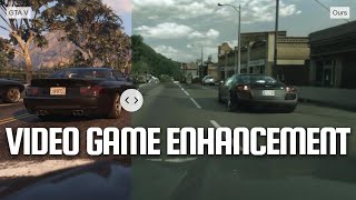 AI the Future of Video Game Change GTA Graphics to Real Life With Artificial Intelligence [upl. by Teevens805]