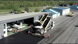 Aérodrome de GapTallard rénovation des Taxiway [upl. by Aisirtap]