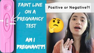 FAINT LINE O MALABONG LINYA SA PREGNANCY TEST  POSITIVE OR NEGATIVE [upl. by Akimas258]