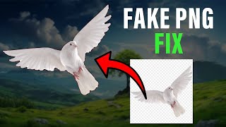 Png ഇനി വൃത്തിക്ക് എടുക്കാം  Fake Png Fix Under 1 Minute  Photoshop Tutorial [upl. by Leeke]