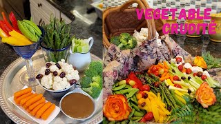 Crudités Three Ways  AMAZING Party Platters [upl. by Chloris]