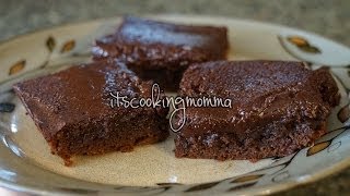 Chewy Homemade Brownies from scratch [upl. by Caundra645]