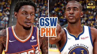 WARRIORS vs SUNS PS5  NBA 2K24 4K UHD [upl. by Nilo]