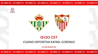 ⚽ Real Betis Balompié 🆚 Sevilla FC l División de Honor Juvenil 📡 EN DIRECTO [upl. by Pratte374]