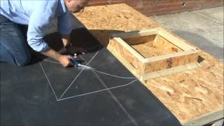 Fitting and waterproofing a Skylight with EPDM RubbaSeal [upl. by Eedyak]