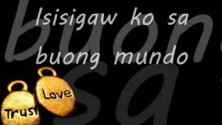 dahil minahal mo ako with lyrics [upl. by Edobalo144]