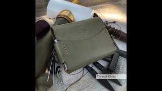 Willow Craft Goods  Opus Minimalist Wallet  Wickett and Craig Olive [upl. by Enyamart]