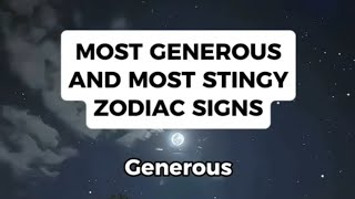 Most Generous and Most Stingy Zodiac Signs shortvideo shorts youtubeshorts youtube virgo leo [upl. by Aihsiym]