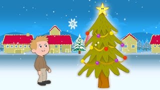 O Christmas Tree  Kids Christmas Singalong with Lyrics [upl. by Enomor199]