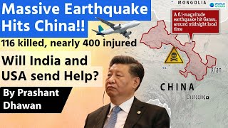 Should India help China after Massive Earthquake More than 118 Fatalities and 400 Injured [upl. by Jaal]