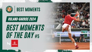 Best moments of the day 5  RolandGarros 2024 [upl. by Godderd]