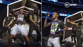 Israel Adesanya shows off incredible dance moves in legendary walkout at UFC 243 [upl. by Wolf]