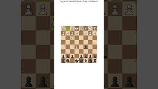 Englund Gambit Rosen Trap Is Insane chess chessopenings chesstips [upl. by Lissner]